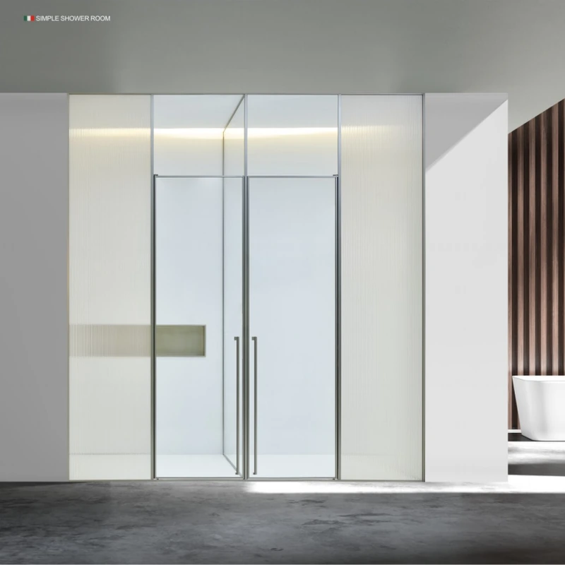 Z001 T-type Double Door - T-shaped shower enclosure
