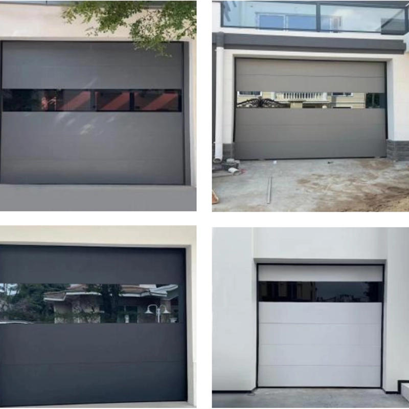 ALUMINUM ALLOY SPLICING FLAP GARAGE DOOR