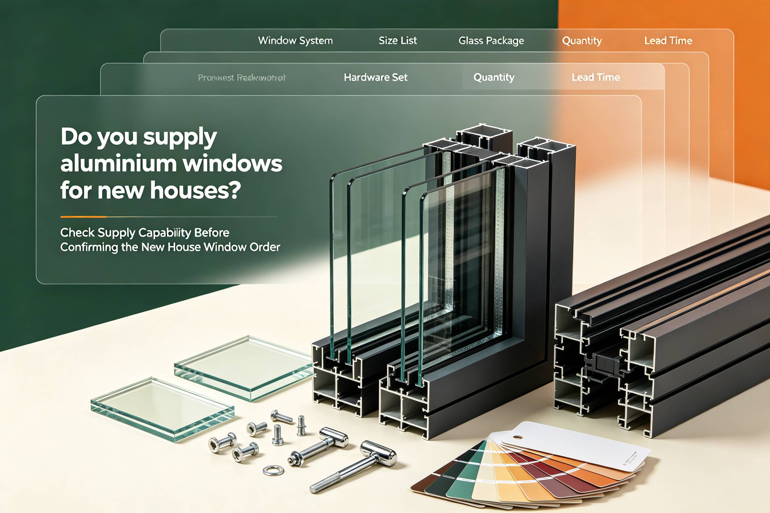 Do you supply aluminium windows for new houses