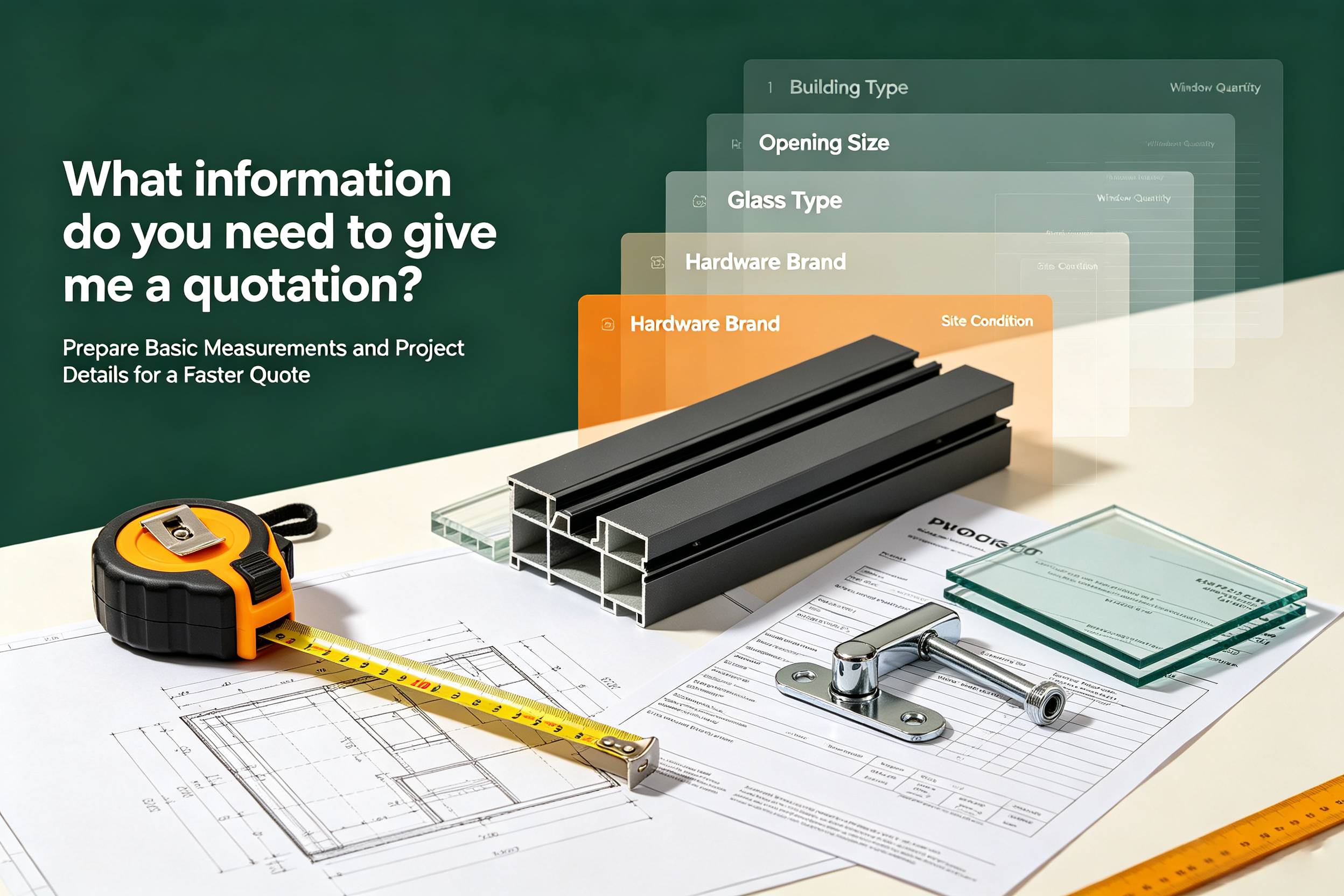 What information do you need to give me a quotation