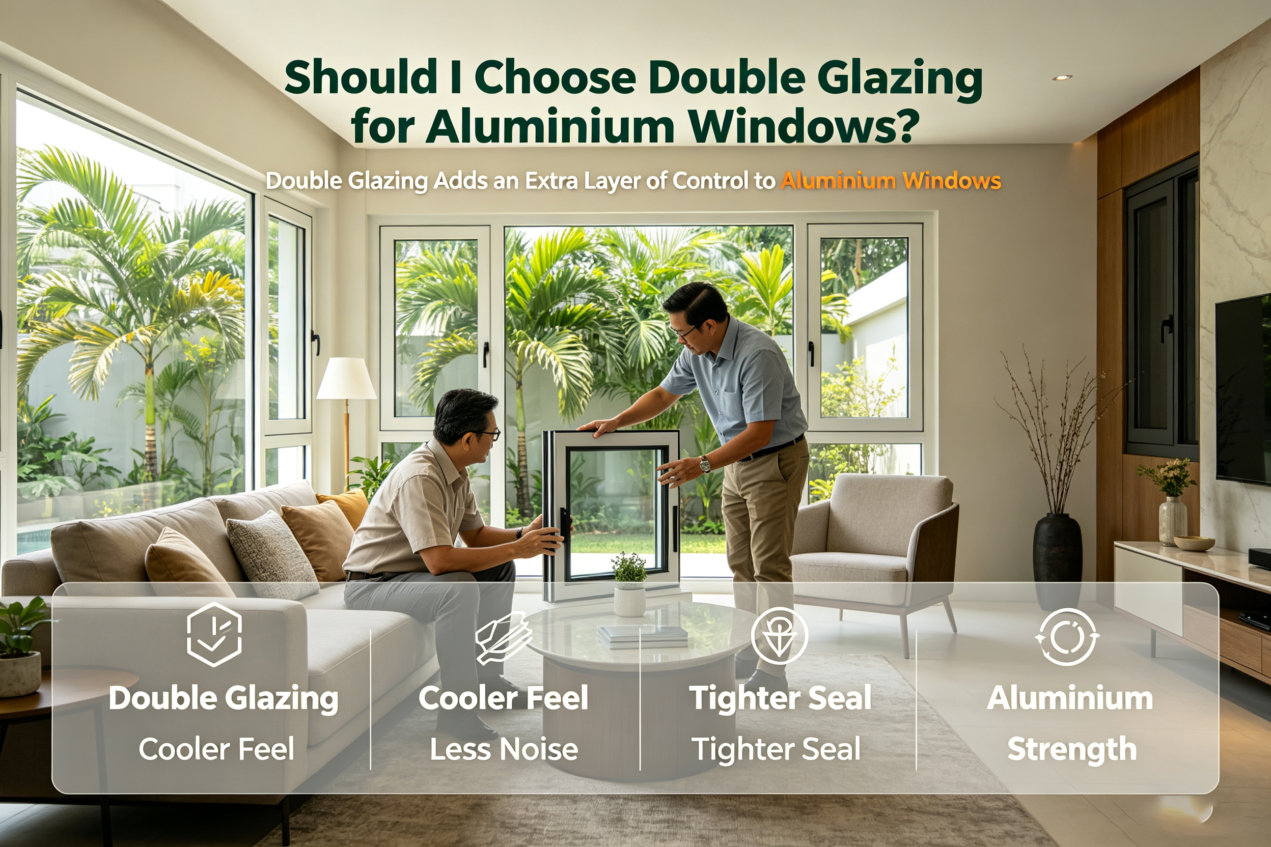 Should I choose double glazing for aluminium windows