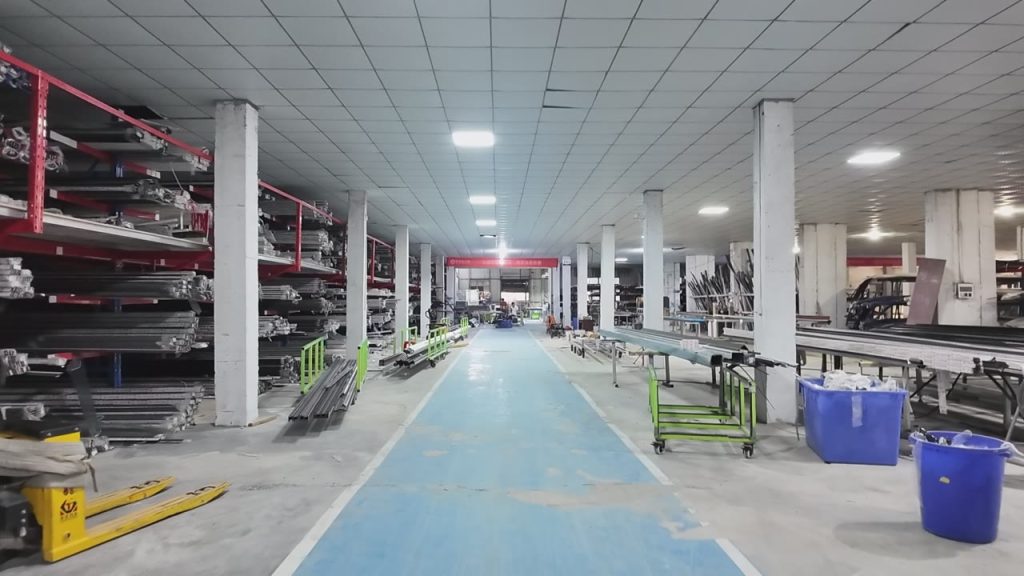 Aluminum Profile and Hardware Storage Warehouse
