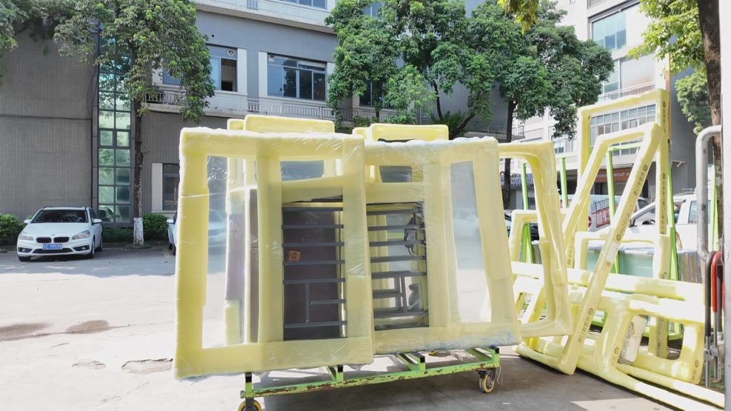 Packaged Window and Door Units for Delivery