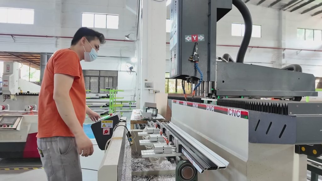 Cutting Aluminum Profiles for Window Fabrication