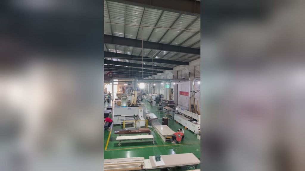CNC Cabinet Board Processing Equipment in Action