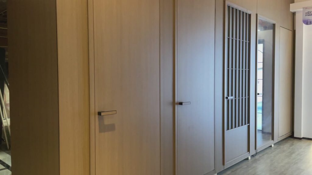 Wood Finish Interior Door Showroom Walkthrough