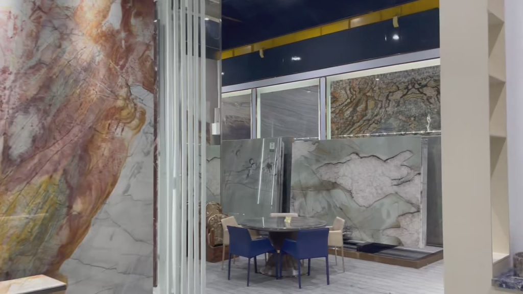 Natural Stone Slab Showroom Video Walkthrough