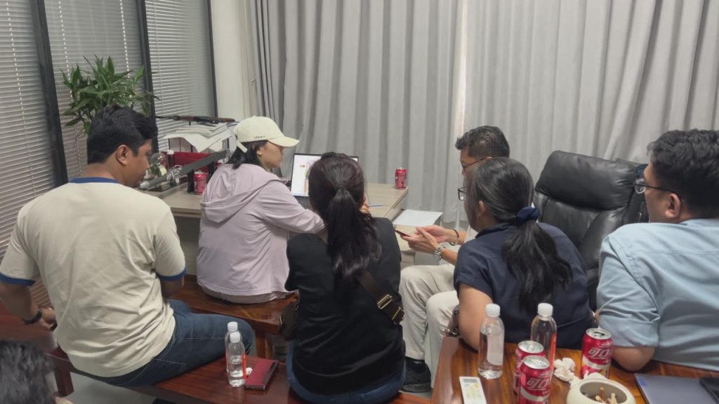 Customer Design Consultation Around the Project Table